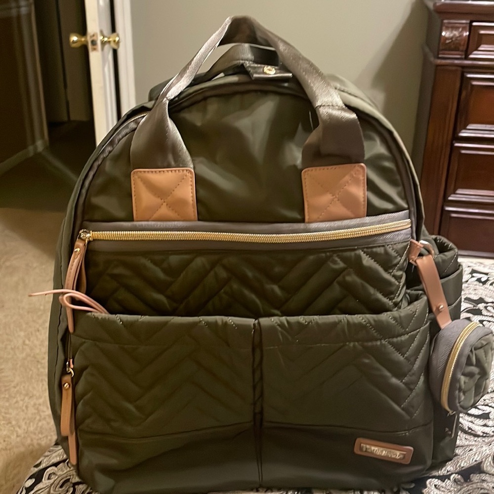 Army Green Skip Hop Diaper Bag